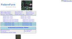 Desktop Screenshot of patternform.co.uk