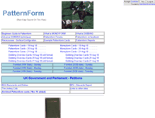 Tablet Screenshot of patternform.co.uk